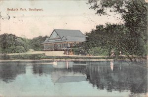 SOUTHPORT LANCASHIRE ENGLAND~HESKETH PARK-1904 TINT PHOTO POSTCARD