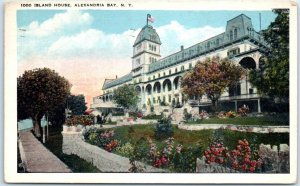 Postcard - 1000 Island House - Alexandria Bay, New York