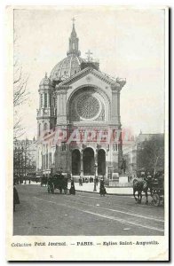 Old Postcard Collection Diary Paris Church of Saint Augustine