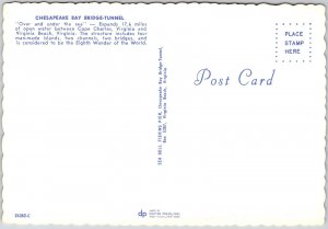 Chesapeake Bay Bridge-Tunnel Virginia VAProject Plan Structure Postcard