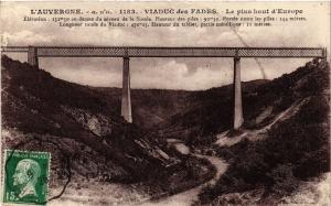 CPA AK L'Auvergne Viaduc des FADES Le plus haut d'Europe (409337)