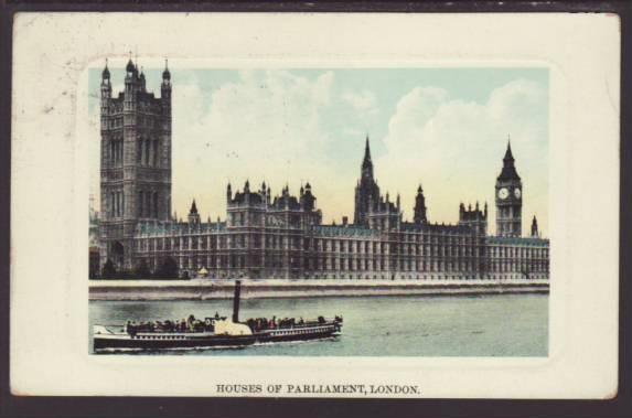 Houses of Parliament,London,England,UK Postcard 