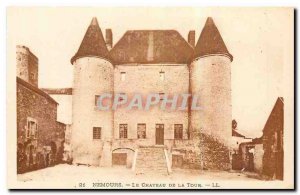 Old Postcard Nemours Chateau de la Tour
