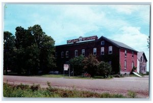 1956 Exterior Bill Zubers Restaurant Homestead Iowa IA Vintage Antique Postcard 