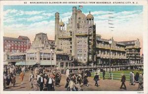 New Jersey Atlantic City Marlborough Blenheim And Dennis Hotels From Boardwalk