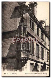 Old Postcard Troyes Skylight From I & # 39Hotel From Marisy