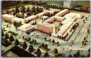 1972 Marriott Motor Hotel Monument Philadelphia Pennsylvania PA Posted Postcard