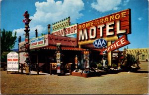 Postcard Home on the Range Motel on Highway 86 in Bowie, Arizona