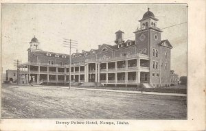 Dewey Palace Hotel, Nampa, Idaho Vintage Postcard 1907