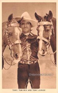 Tony, Tom Mix and Tony Junior Movie Star Actor Actress Film Star Unused 