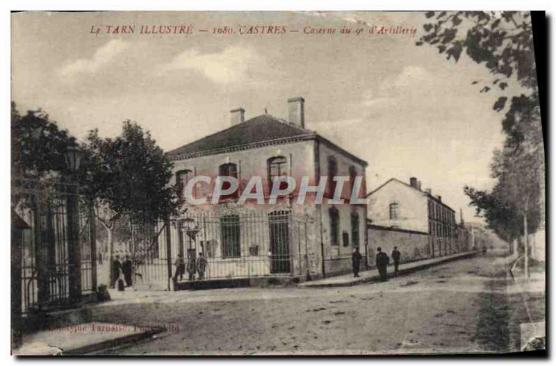 Postcard Old Barracks Army Barracks Castres the 9th d & # 39artillerie