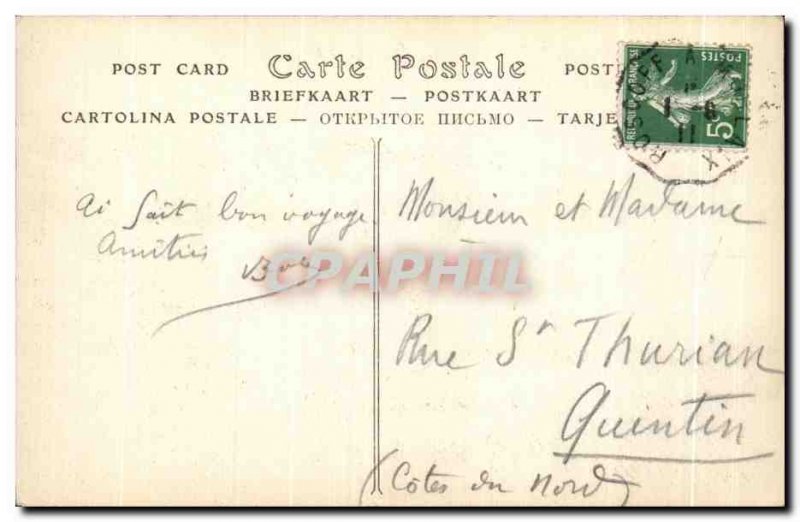 Old Postcard Saint Pol De Leon (Finistere) Bell Tower Creisker