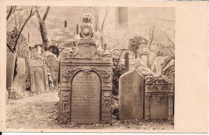 JUDAICA, Jewish Cemetery, 1920's, Prague, Czechoslovakia, Josefov Ghetto