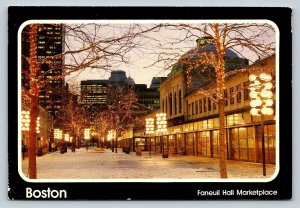 Faneuil Hall Marketplace Boston Massachusetts 4x6 VINTAGE Postcard 0368