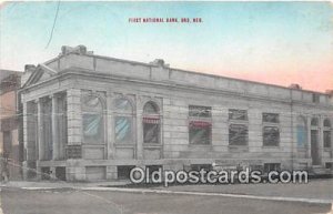 First National Bank Ord, Neb, USA 1909 