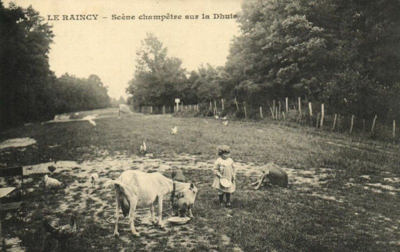 CPA Le Raincy (Dep.93) Scéne champétre sur la Dhuis (44584)