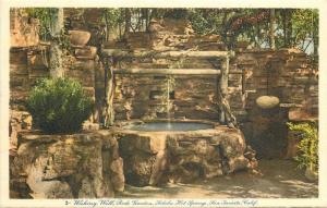 1940s San Jacinto California Wishing Well Rock Gardens Tanner postcard 1075