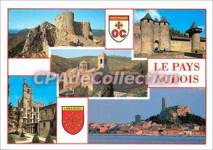 Postcard Modern Languedoc Tourist Country Aude Chateau Peyrepertuse cites Car...