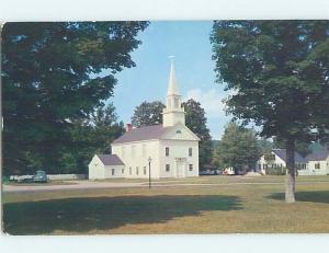 Pre-1980 CHURCH SCENE Hebron New Hampshire NH A8927