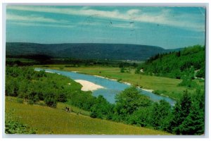 1964 Margaree Valley Cape Breton Island Nova Scotia Canada Vintage Postcard