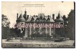 Postcard Old Normandy picturesque surroundings of Eagle Castle of Gournay