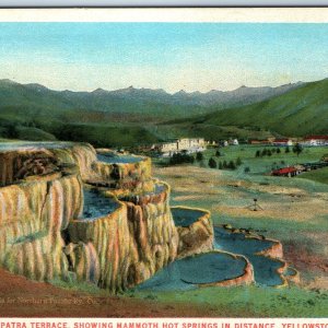 1922 Yellowstone, WY Cleopatra Terrace Mammoth Hot Springs Northern Pacific A225
