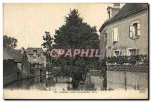 Old Postcard Romorantin Sauldre and garden boys