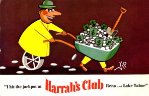 Reno, Nevada - I hit the Jackpot at Harrah's Club Reno & Lake Tahoe - 1953