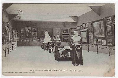 Le Salon Bordelais Exposition Maritime Bordeaux France postcard