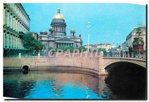 Postcard Modern Leningrad Cathedrale St Isaac