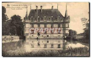 Postcard Old Castle Loire Chateau d'Azay le Rideau