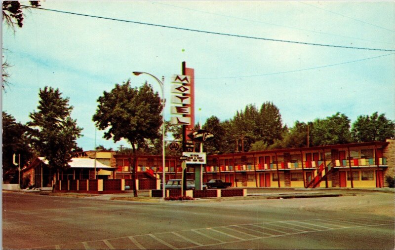 Towne Center Motel Mountain Home Idaho ID Postcard VTG UNP Dexter Vintage Unused 