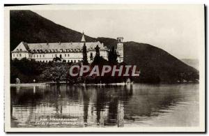 Old Postcard Hautecombe Lac du Bourget The & # 39abbaye lake view