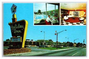 Holiday Inn Multiview w Sign Cleveland Tennessee TN UNP Chrome Postcard U5