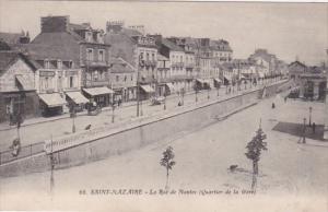 France Saint Nazaire La Rue de Nantes Quartier de la Gare