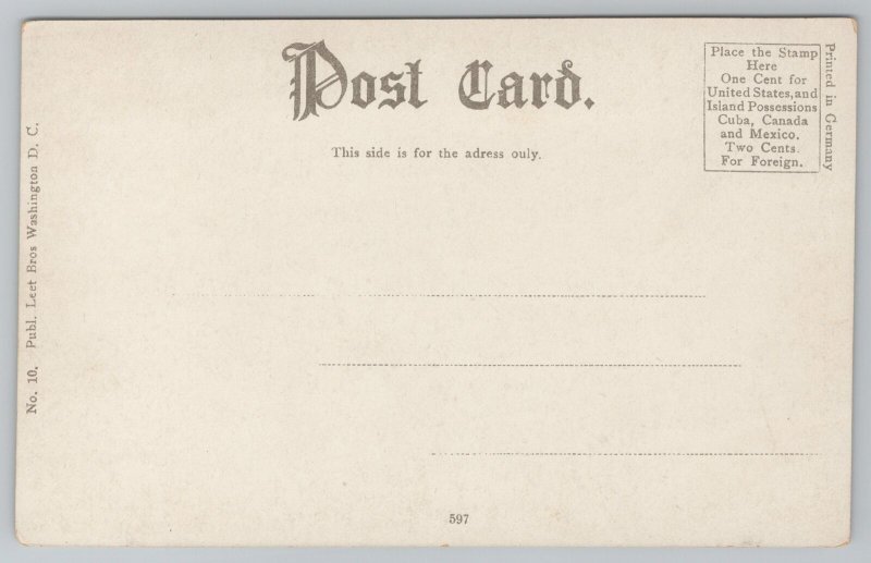 Washington DC~Int Washington Cathedral~Jordan Font Baptistery~Octogonal~c1910