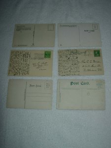 Burlington VT - Lot Of 6 Great Vintage Postcards - x0567