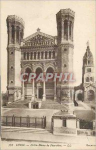 Postcard Old Lyon Notre Dame de Fourviere