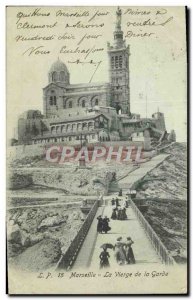 Old Postcard Marseille The Virgin of the Guard