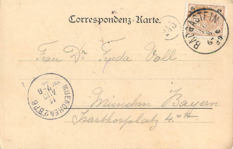 Austria gruss aus Bad Gastein 1899