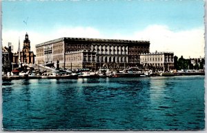 Stockholm, Sweden UK, 1957 Royal Palace, Historic Building, Vintage Postcard