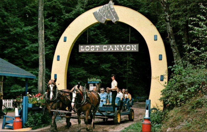 Wisconsin Dells Lost Canyon Entrance Large Horseshoe Arch