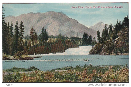 Bow River Falls, BANFF, Canadian Rockies, Alberta, Canada, 00-10s