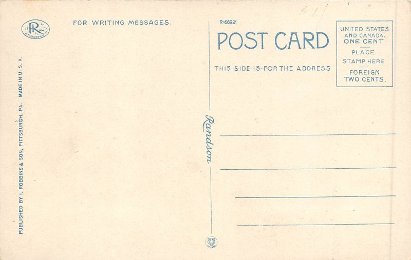 Wheeling West Virginia 1920s Postcard Wheeling Hospital