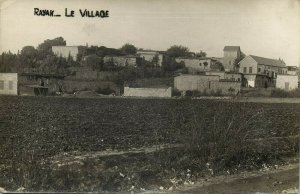 lebanon, RIYAQ RAYAK رياق, Le Village, Panorama (1910s) RPPC Postcard