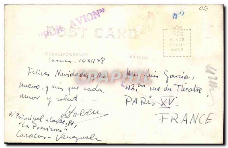 Modern Postcard Caracas Venezuela