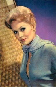 Kim Novak Actress in Tight Sweater in the 1950s Modern Postcard #2