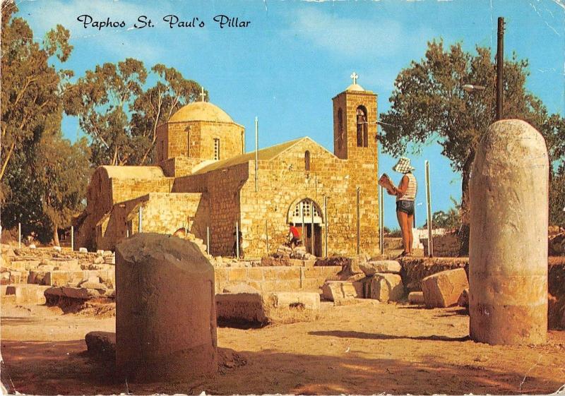 BT13649 Paphos st Paul s Pillar        Cyprus