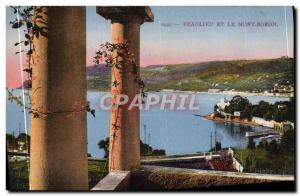 Old Postcard Beaulieu And Mont Boron