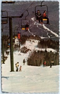 From the top of the High Country chairlift on Mt. Tecumseh - New Hampshire